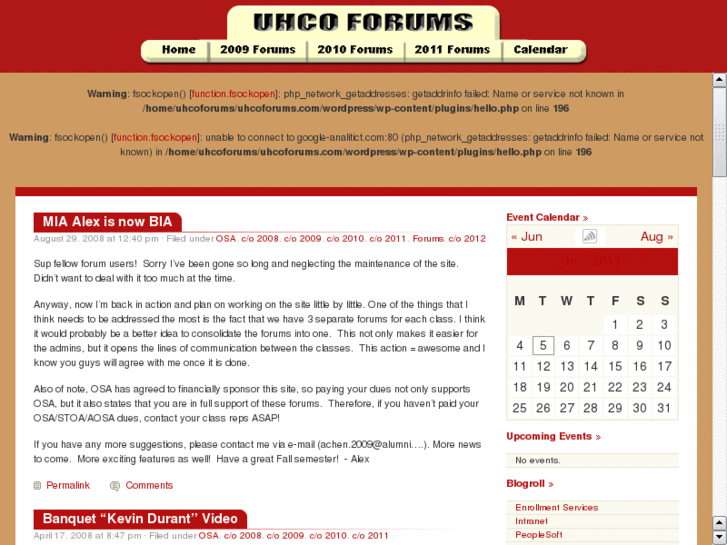 www.uhcoforums.com