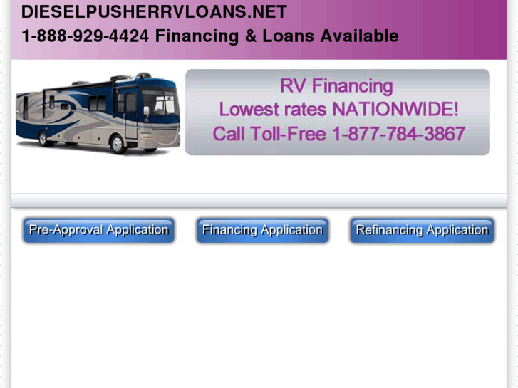 www.dieselpusherrvloans.net