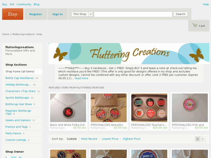 www.flutteringcreations.com