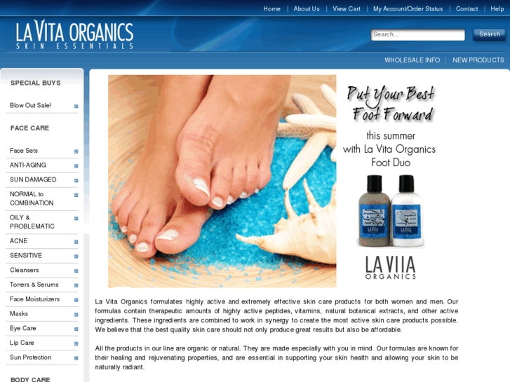 www.lavitaorganics.com