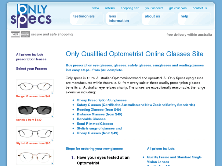 www.onlyspecs.com