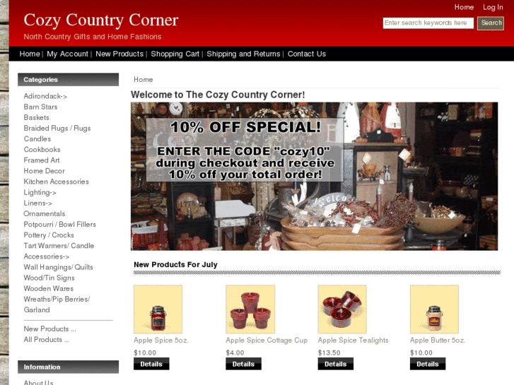 www.cozycountrycorner.com