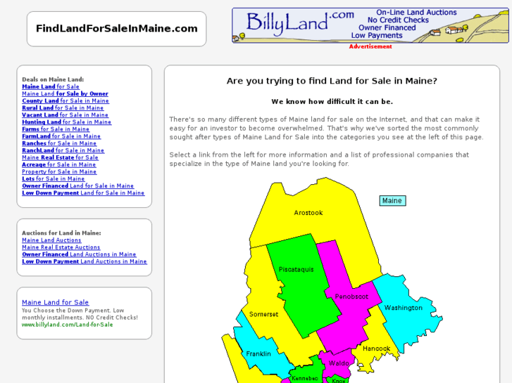 www.findlandforsaleinmaine.com