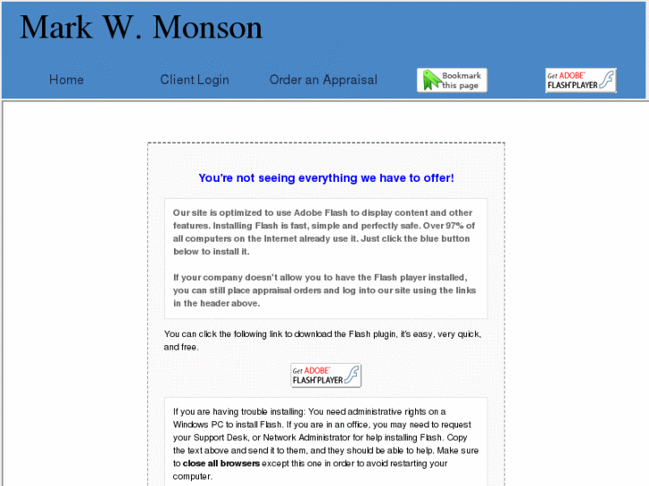 www.markwmonsonappraisals.com