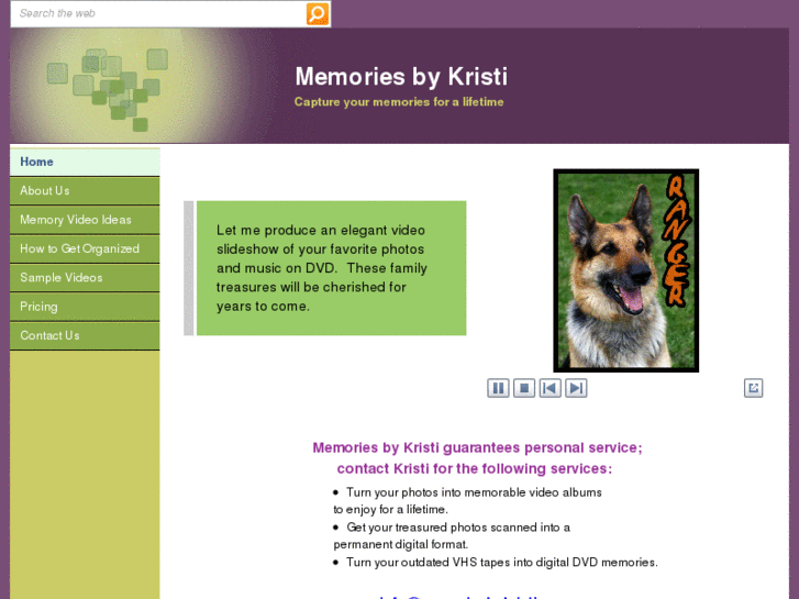 www.memoriesbykristi.com