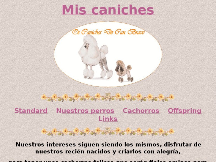 www.miscaniches.es