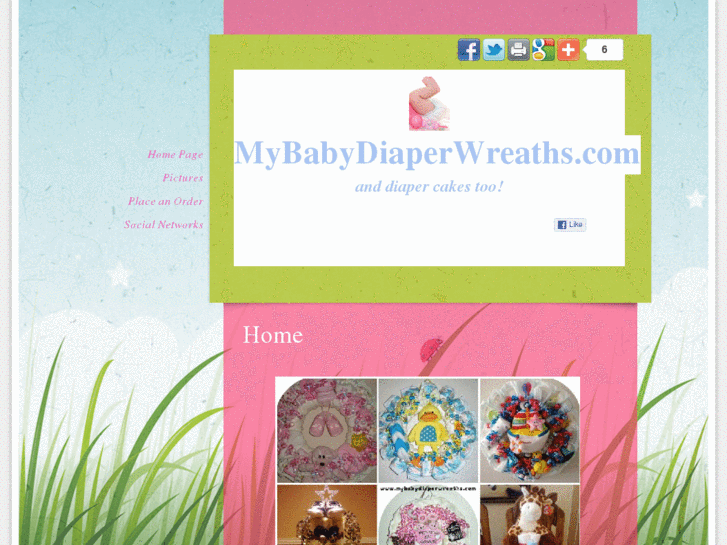 www.mybabydiaperwreaths.com