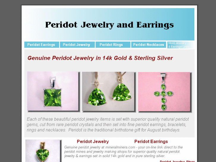 www.peridotjewelryearrings.com