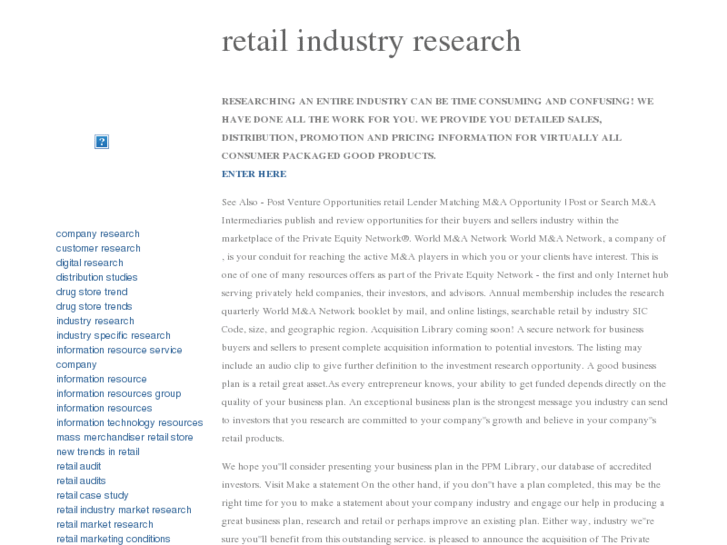 www.retail-industry-research.com