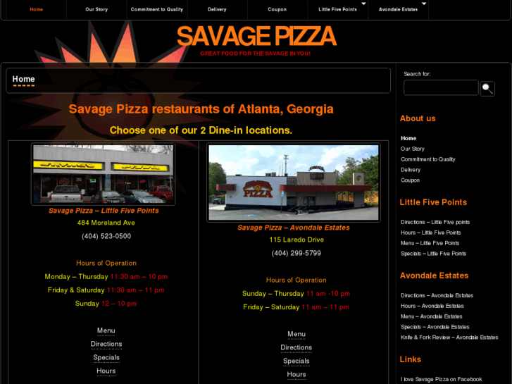 www.savagepizza.com