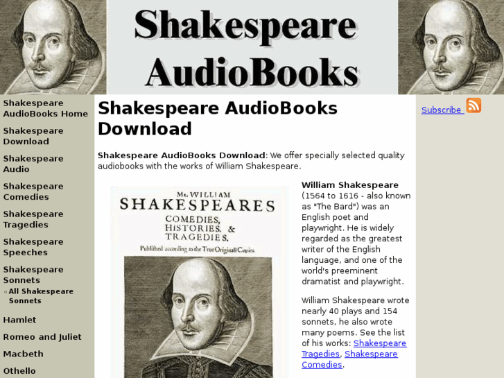 www.shakespeareaudiobook.com