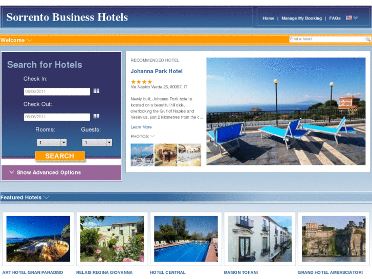 www.sorrentobusinesshotels.com