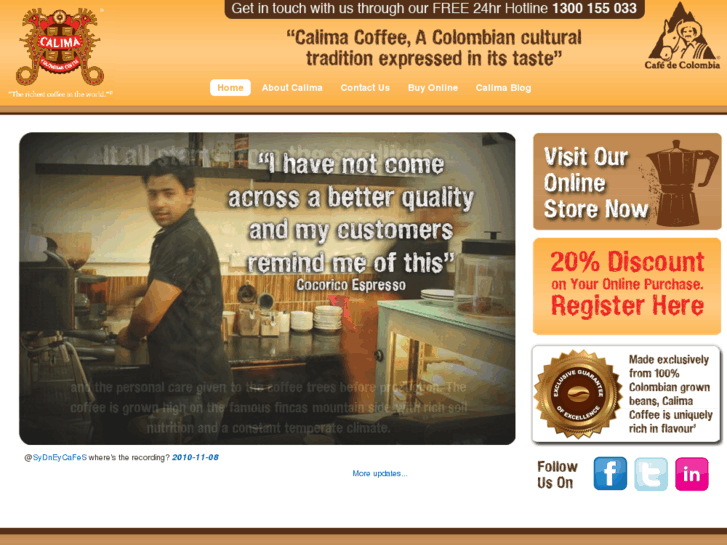 www.calimacoffee.com