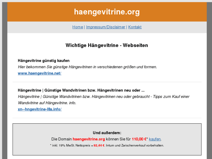 www.haengevitrine.org