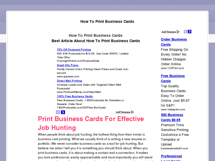 www.howtoprintbusinesscards.com