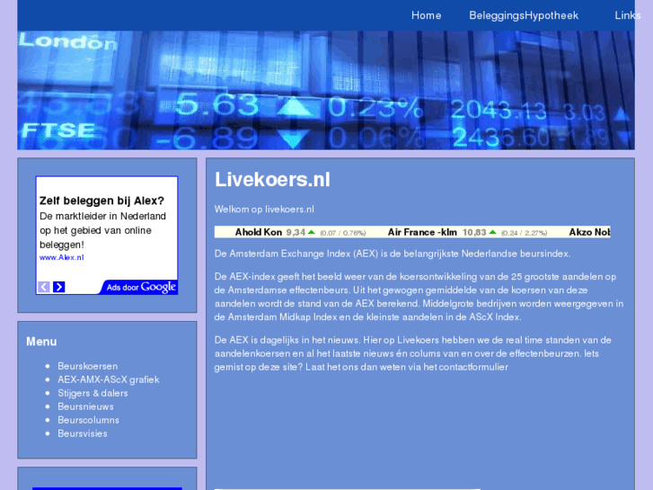 www.livekoers.nl