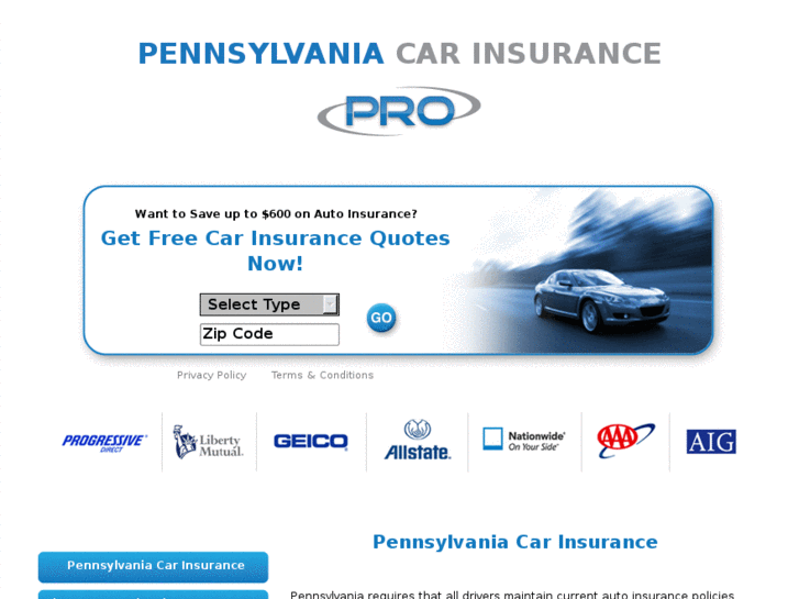 www.pennsylvaniacarinsurancepro.com