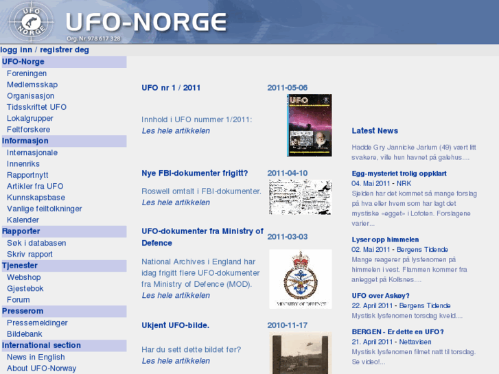 www.ufo.no