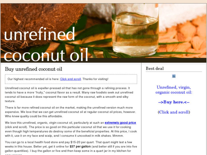 www.unrefinedcoconutoil.net