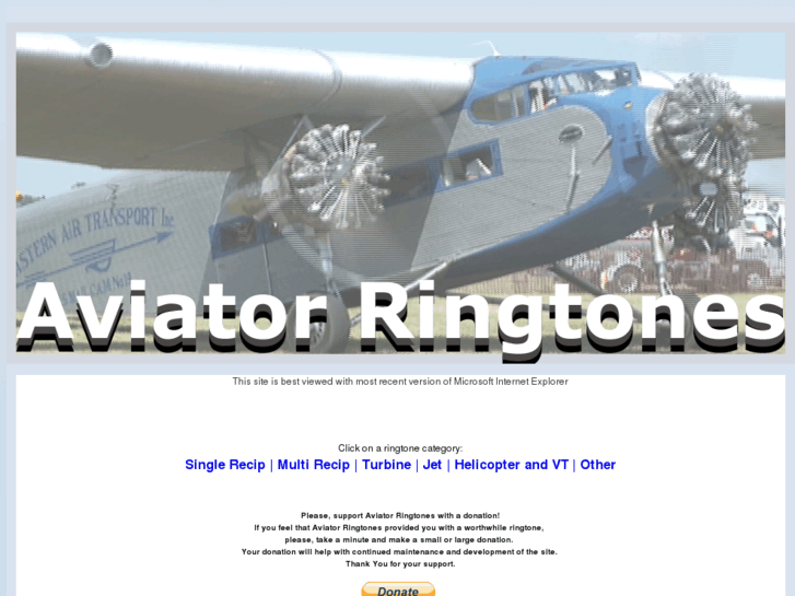 www.aviatorringtones.com