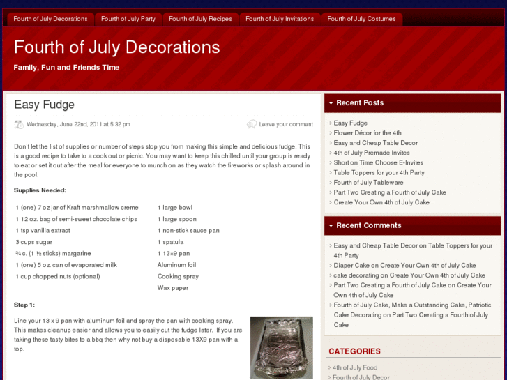 www.fourthofjulydecorations.net