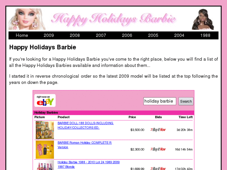 www.happyholidaysbarbie.com