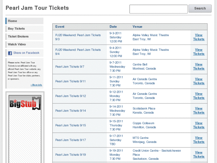 www.pearljamtourtickets.com