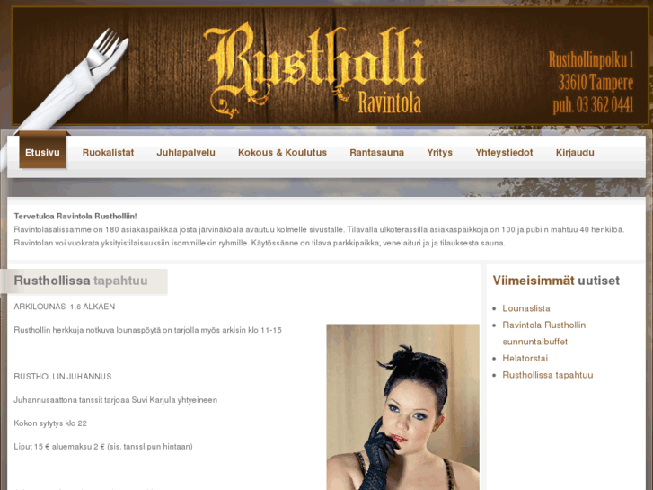 www.ravintolarustholli.fi