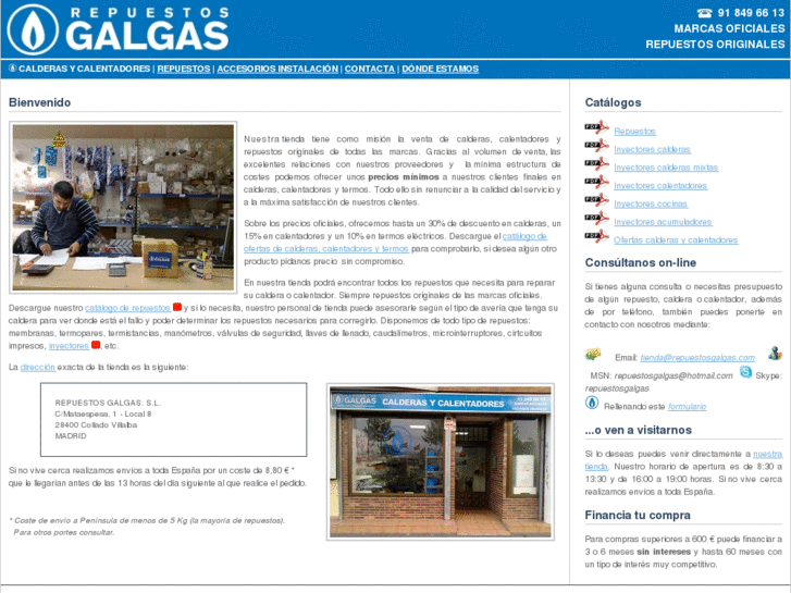 www.repuestosgalgas.com