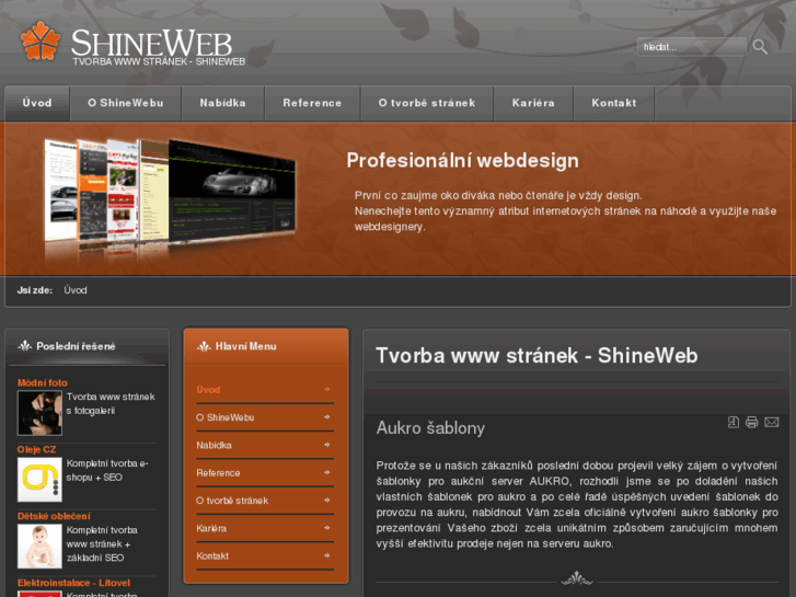 www.shineweb.cz