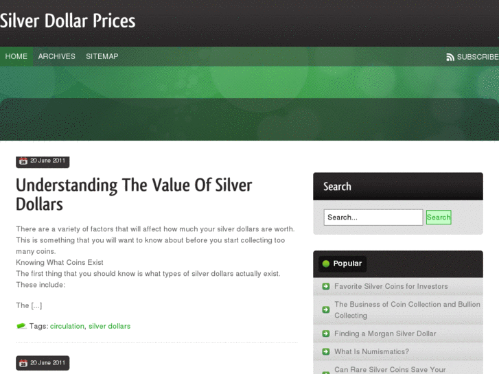 www.silverdollarprices.org