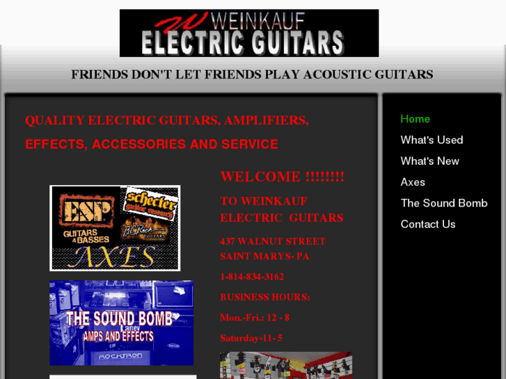 www.weinkaufelectricguitars.com