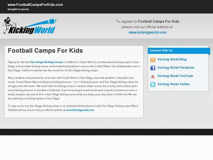 www.footballcampsforkids.com