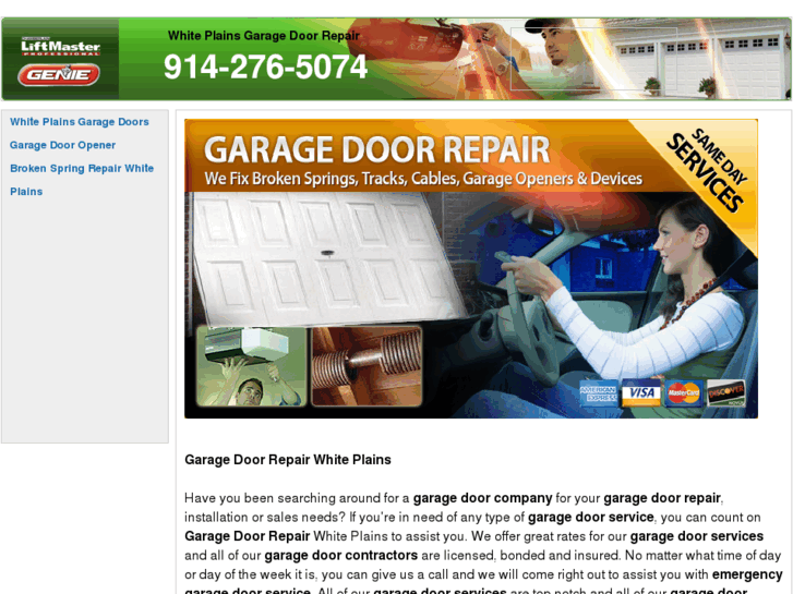 www.garagedoorswhiteplains.com