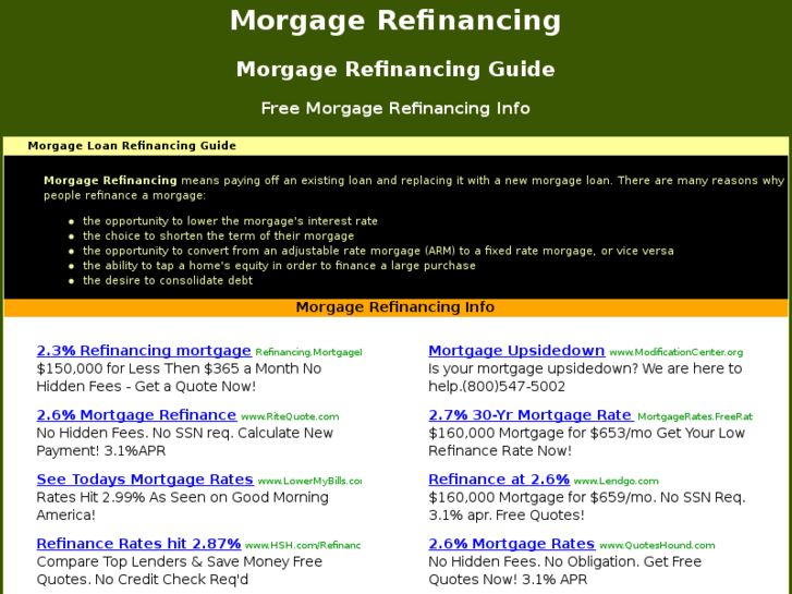 www.morgage-refinancing.net