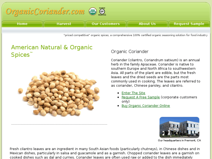 www.organiccoriander.com