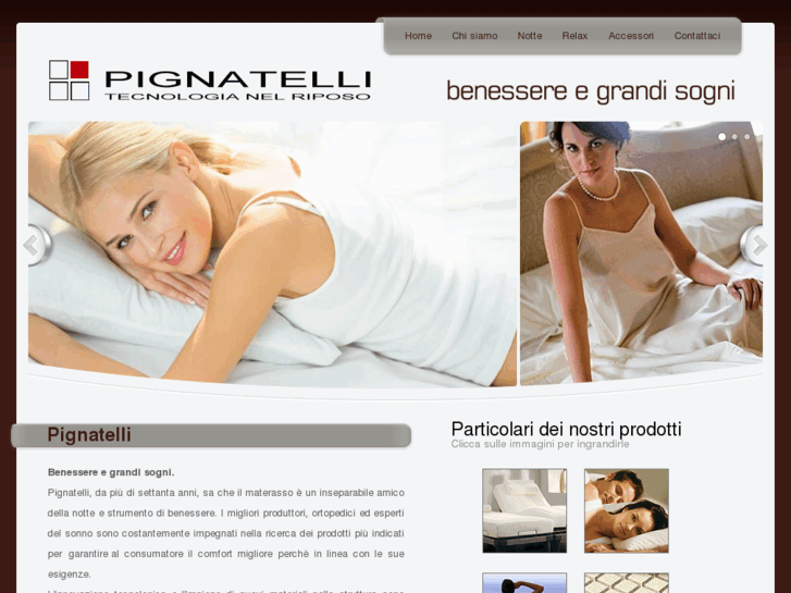 www.pignatellimaterassi.it