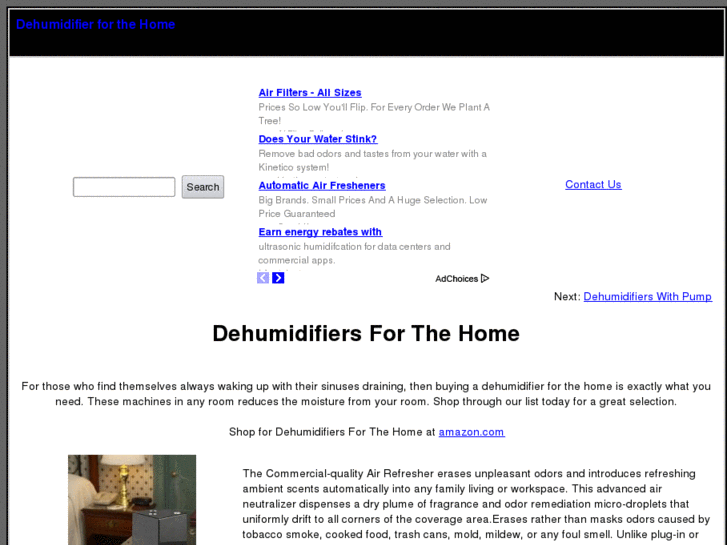 www.dehumidifierforthehome.com