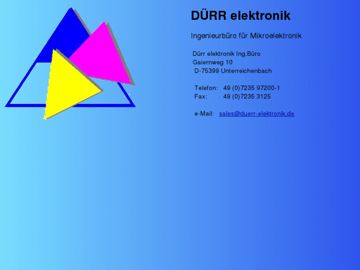 www.duerr-electronic.com