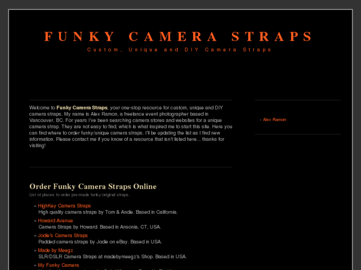 www.funkycamerastraps.com