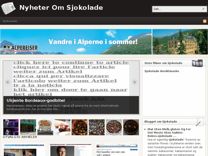 www.nyheteromsjokolade.com