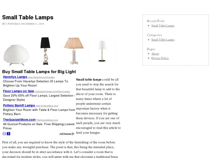 www.smalltablelamps.net