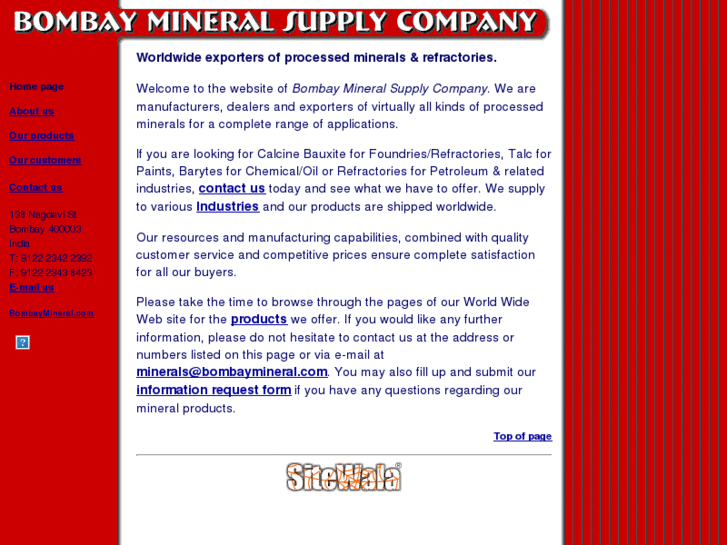 www.bombaymineral.com