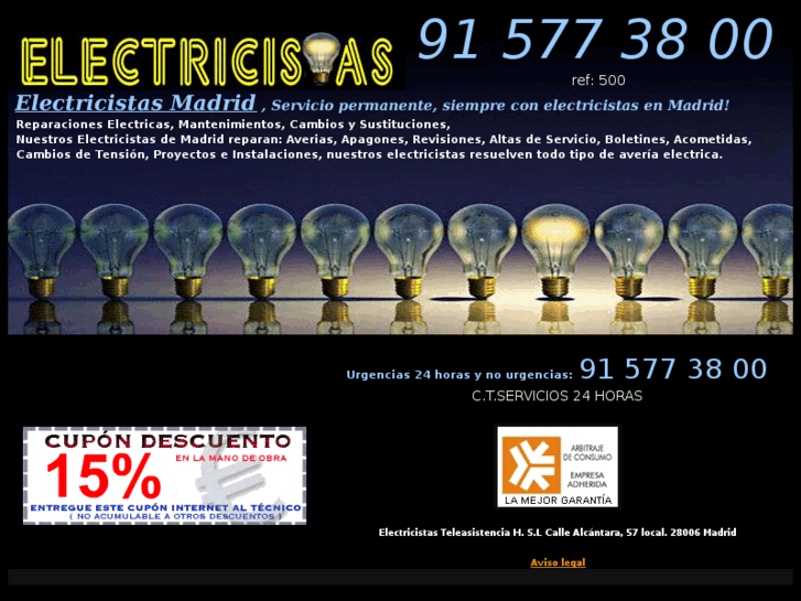 www.electricistademadrid.com