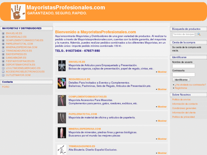 www.mayoristasprofesionales.com