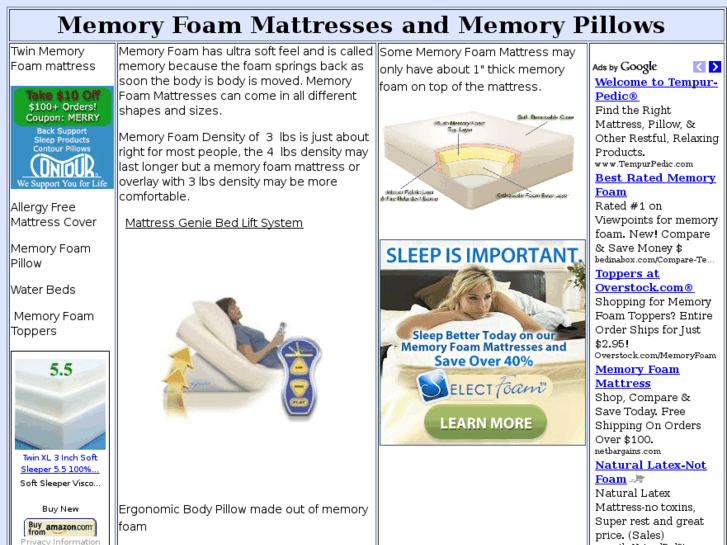 www.memoryfoammattress.me