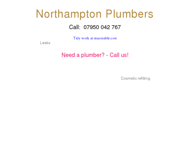 www.northamptonplumbers.com