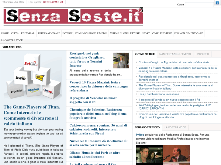 www.senzasoste.it