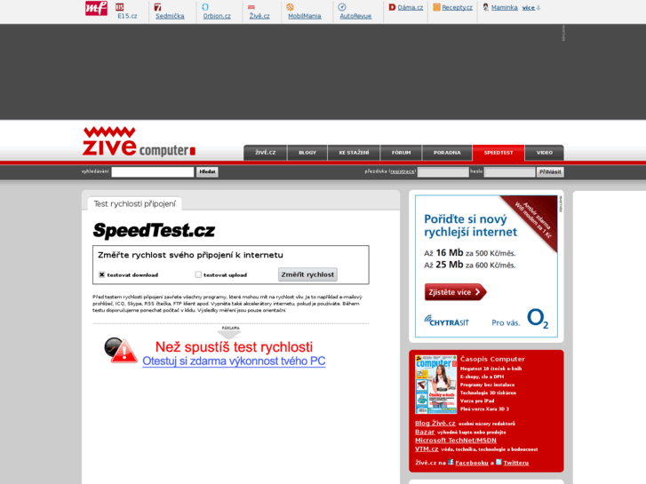 www.speedtest.cz