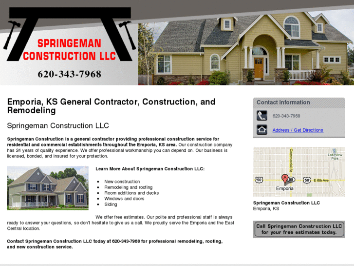 www.springemanconstruction.com